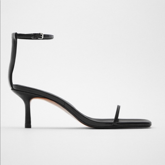 Zara Minimalist Heeled Leather - Picture 1 of 5